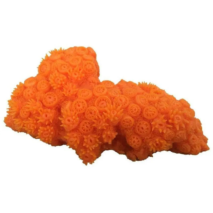 Weco Products South Pacific Tubastrea Orange Coral Ornament for Saltwater Reef Decoration