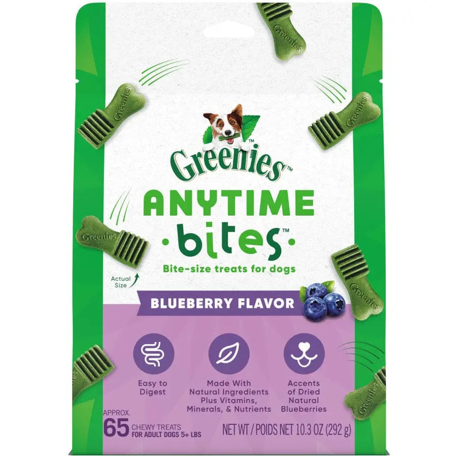 Greenies Anytime Bite - Sized Chewy Dental Dog Treats for Frequent Snacking