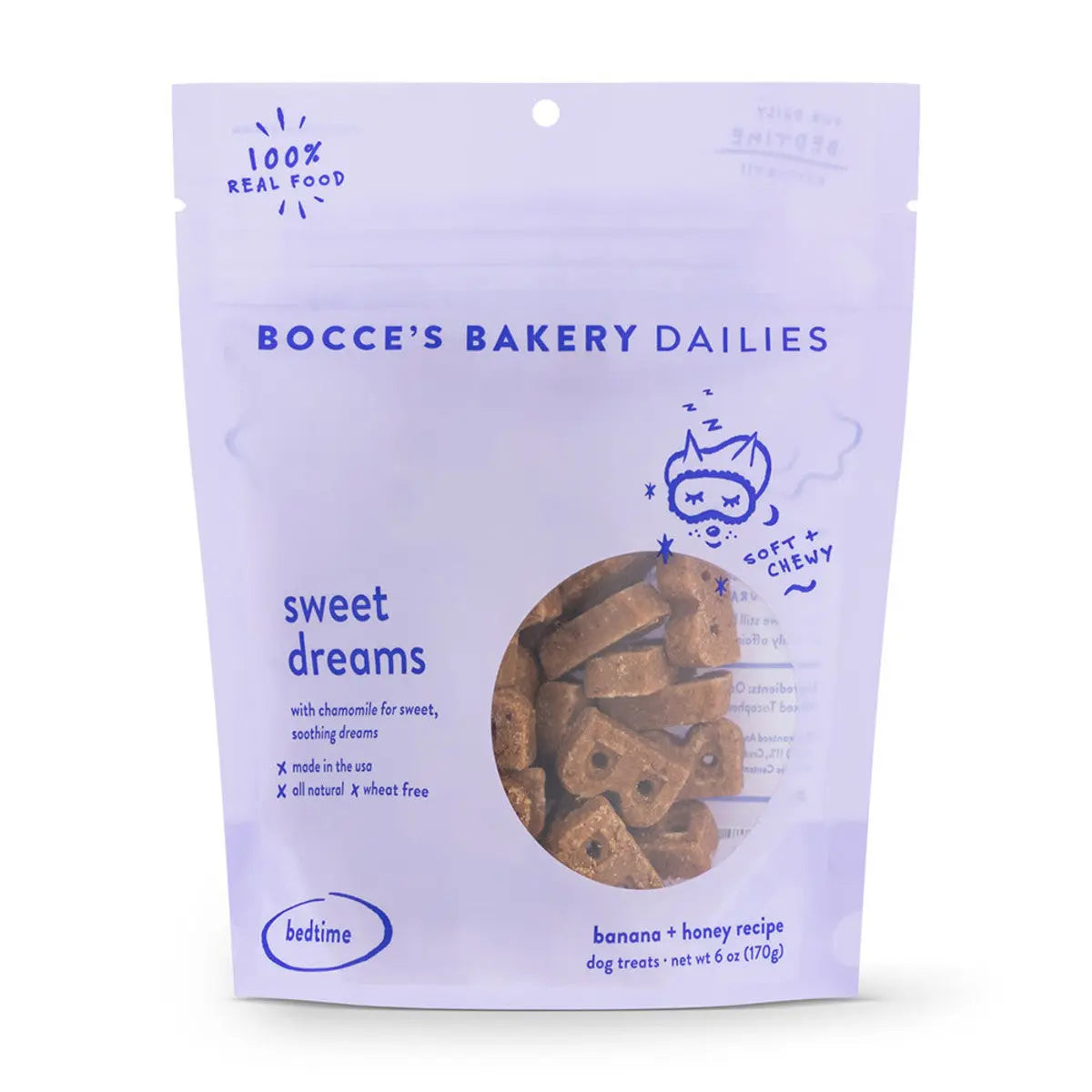 Bocce's Bakery Daily Sweet Dreams Soft and Chewy Dog Treats - 6 Ounce Pack
