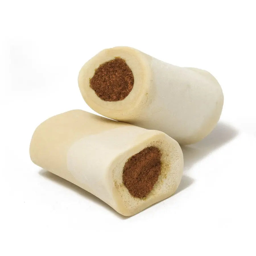 High - Quality Cadet Beef - Stuffed Shin Bone Chew Toy for Canine Companions
