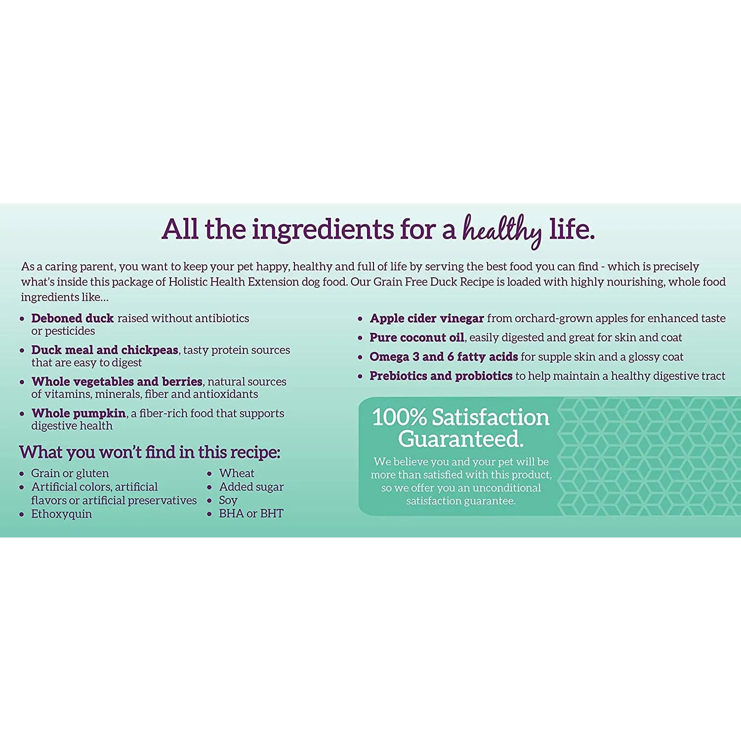 Healthy Extension Grain-Free Premium Duck Flavored Dry Dog Food for Optimal Canine Health