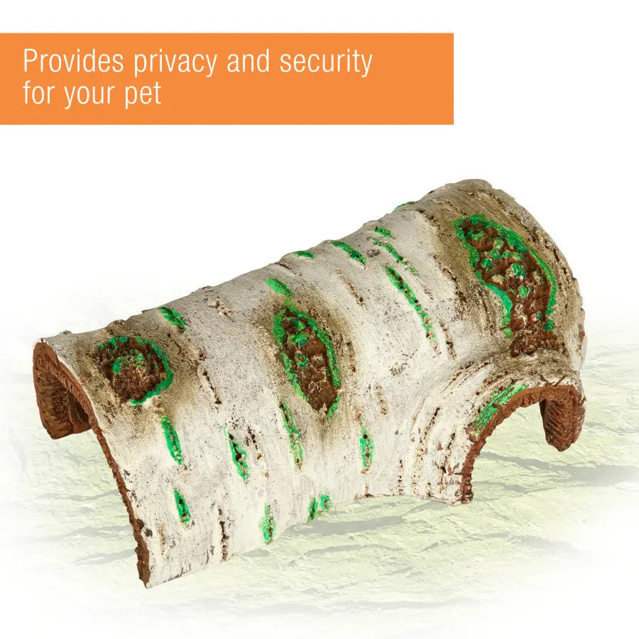 Zilla Rapid Poplar Log Style Decorative Reptile Supply with UV Detection Function