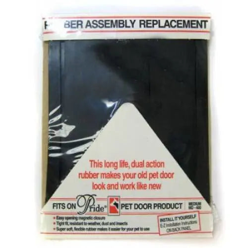 Replacement Rubber Assembly Flap for Pride Brand Dual - Action Long - Life Pet Doors