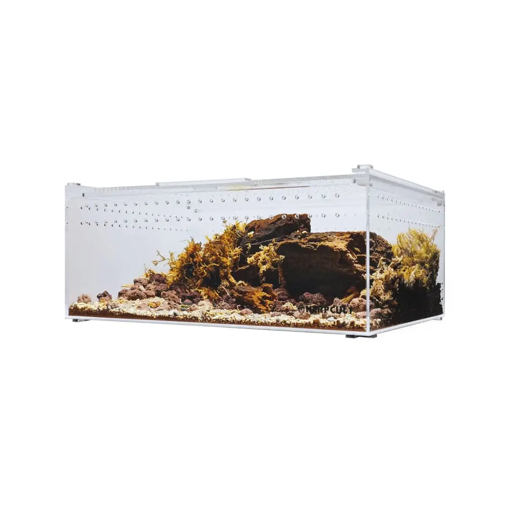 Extra Large Flat and Transparent Acrylic Enclosure for Reptile Breeding - Ideal Terrarium Cage Tank