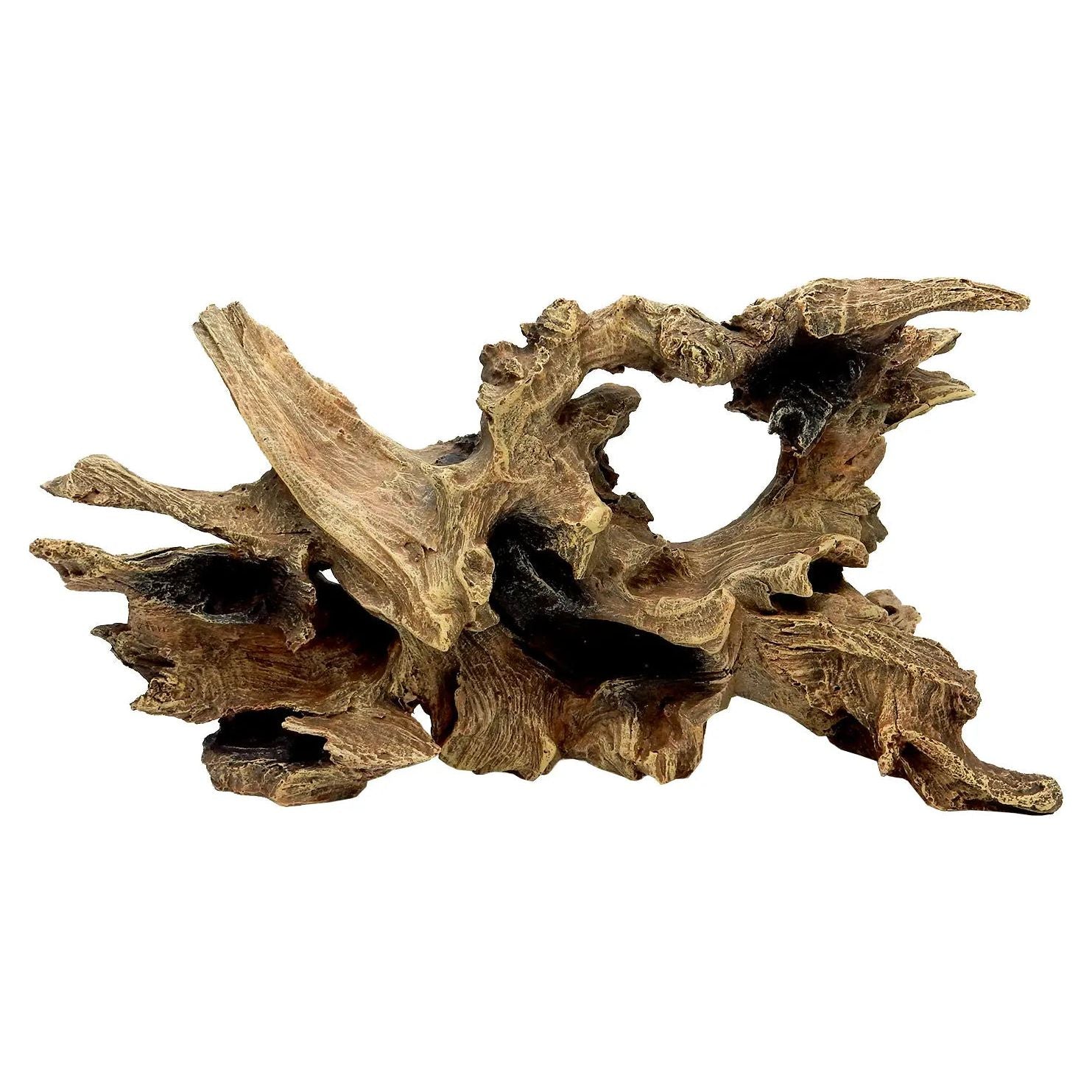 Blue Ribbon Jumbo Hand-Sculpted Driftwood Decor for Reptiles and Aquariums