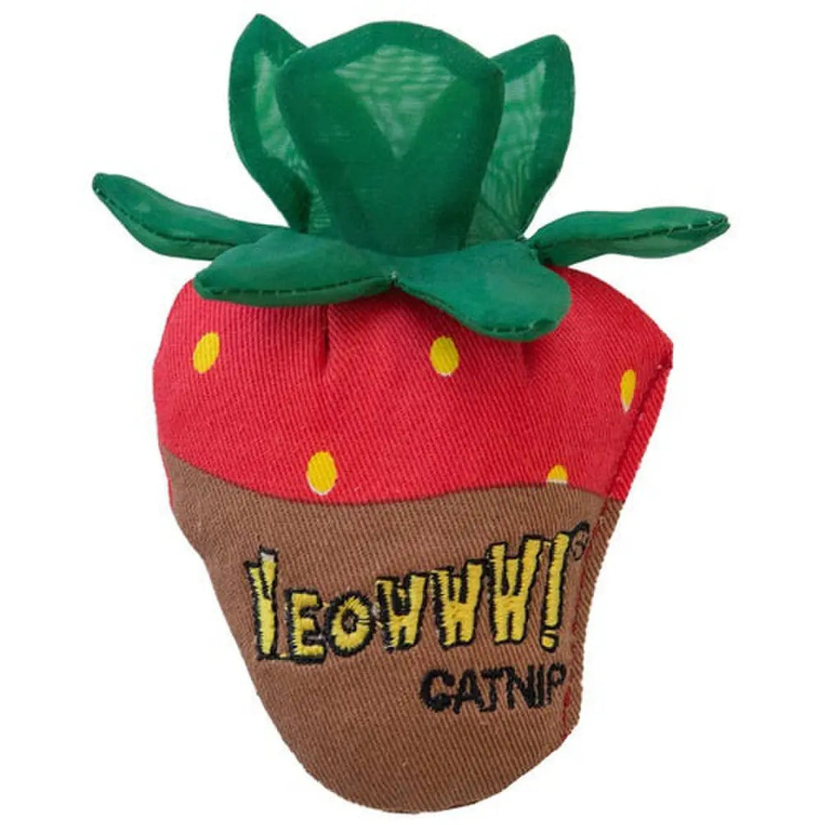 Yeowww! Organic Catnip-Stuffed Strawberry Cat Toys - Multiple Flavors Available