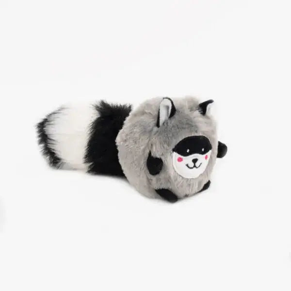 ZippyPaws Adorable Bushy Throw Plush Dog Fetch Toys