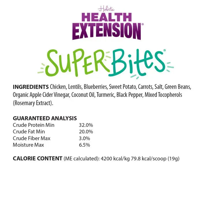 Health Extension Freeze - Dried Premium Raw Chicken SuperBites Dog Food