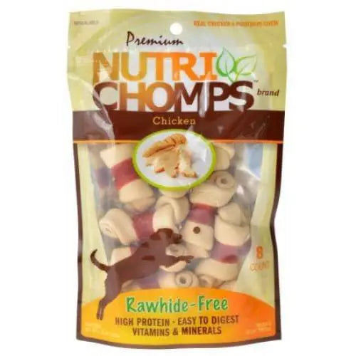 Top - Quality Nutritional Chicken - Wrapped Knot - Shaped Dog Chews by Nutri Chomps