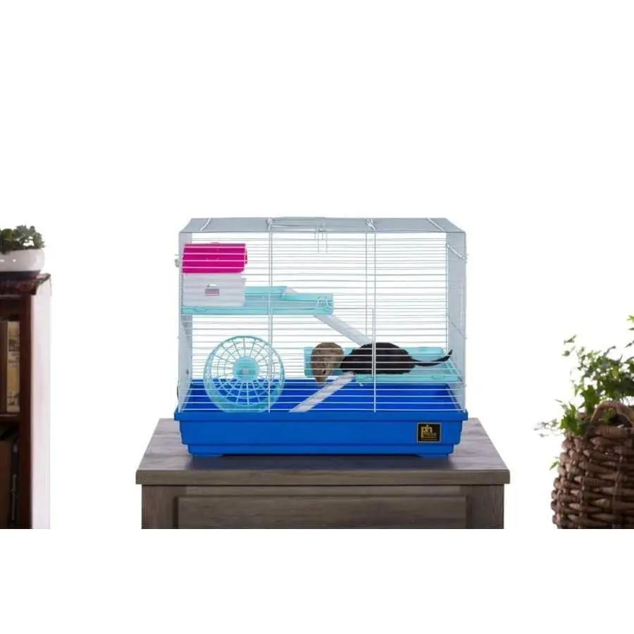 Prevue Pet Products Blue and White Critter Clubhouse Hamster and Gerbil Cage