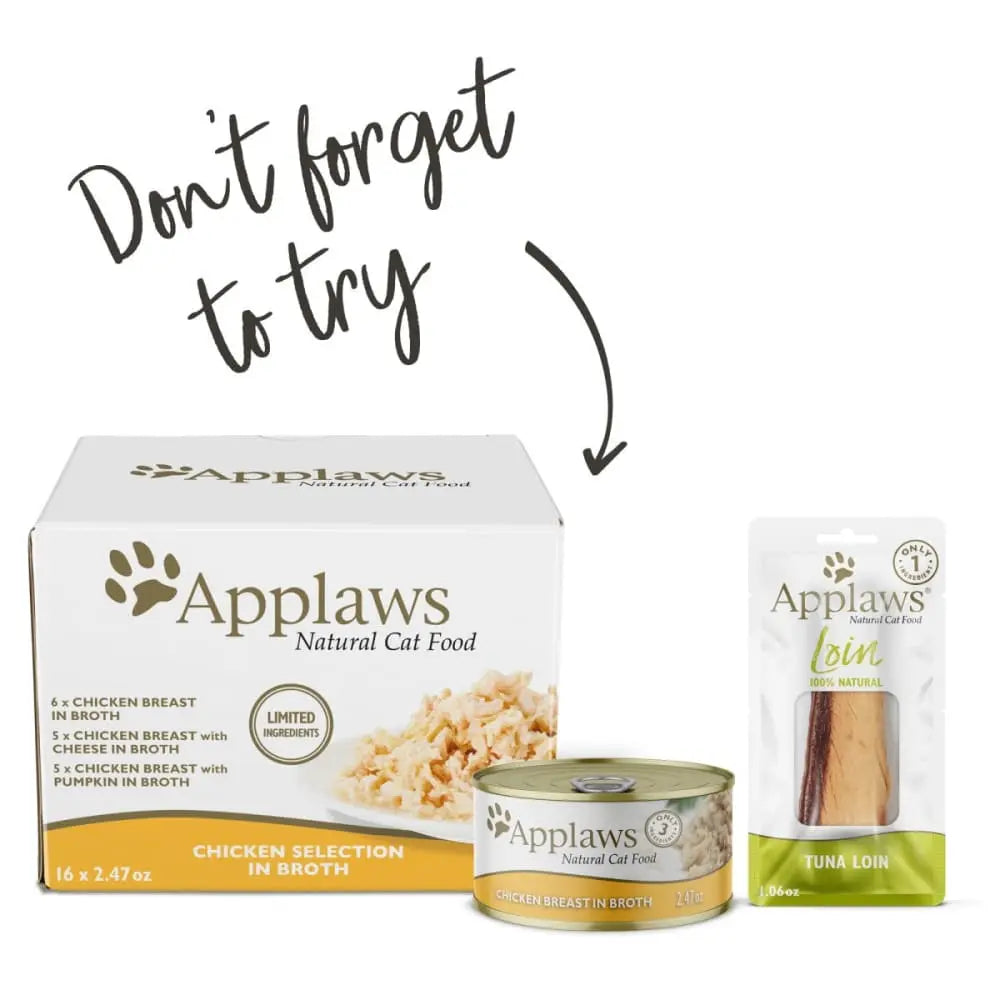 Applaws Multipack of Natural Wet Cat Food Pots - 8 x 2.12oz Fish Selection