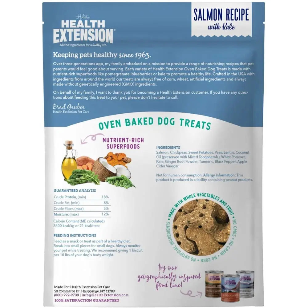 Healthy Grain - Free Oven - Baked Salmon & Kale Dog Treats
