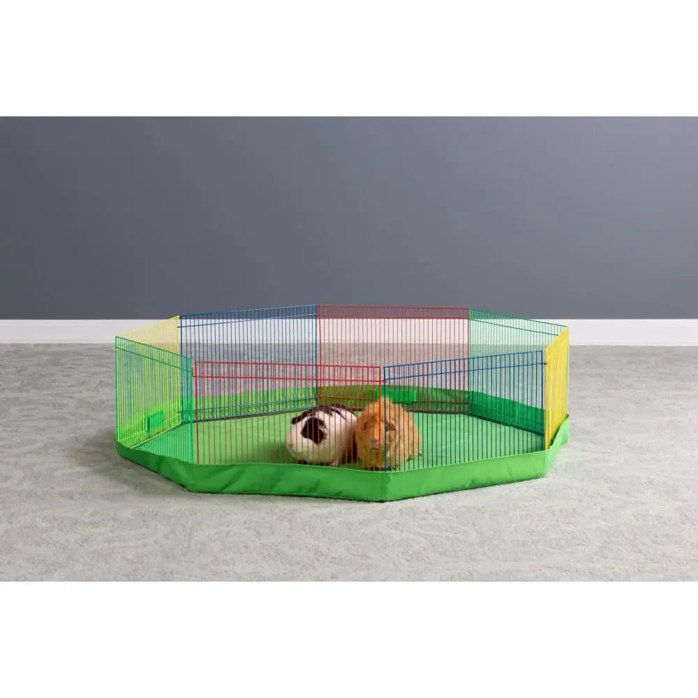 Prevue Pet Products White Indoor/Outdoor Playpen for Ferrets, Rabbits & Guinea Pigs