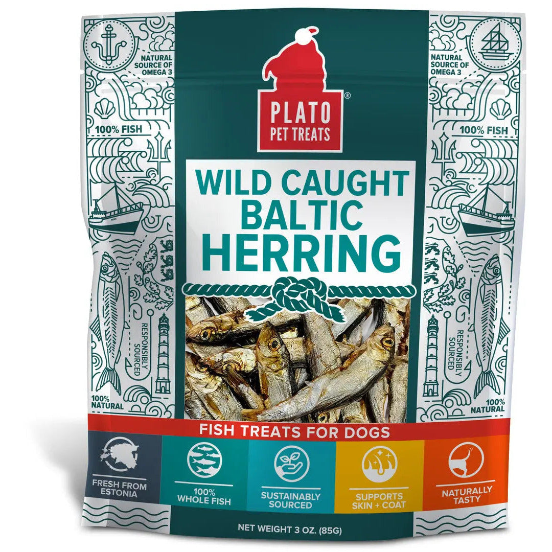 Plato All - Natural Pet Treats Made from Sustainably - Caught Baltic Herring