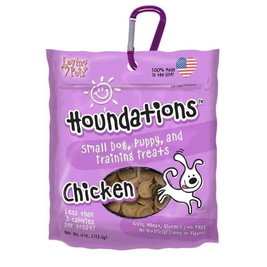 Loving Pets Bite - Sized Soft - Chew Chicken Flavored Dog Treats, 4 - Ounce Package for Small Dogs and Training