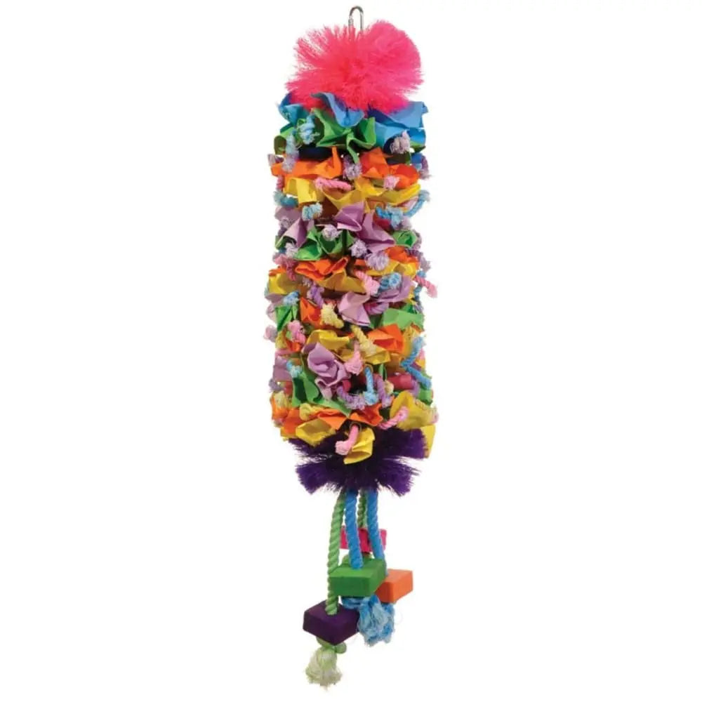 Prevue Pet Calypso Creations Large Multi-Color 26-inch Dagwood Bird Toy