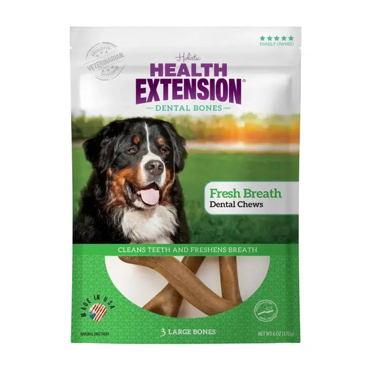 Health Extension Dental Bones for Fresh Breath and Nutritional Support