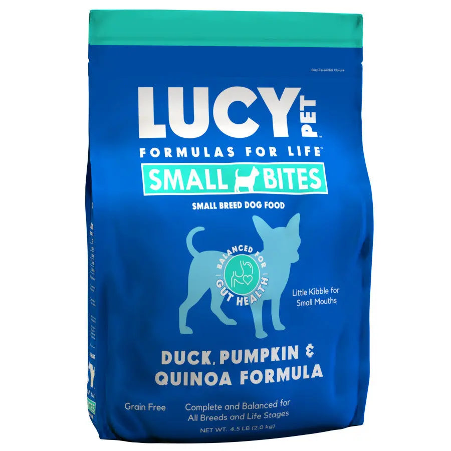 Lucy Pet's 4.5 lb Grain-Free Small Bites Dry Dog Food for Small Breeds