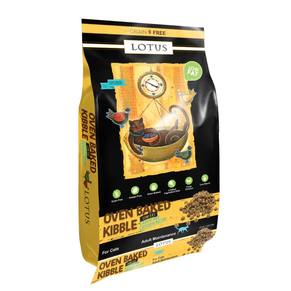 Lotus Premium Low-Fat, Grain-Free Dry Cat Food with Chicken Recipe