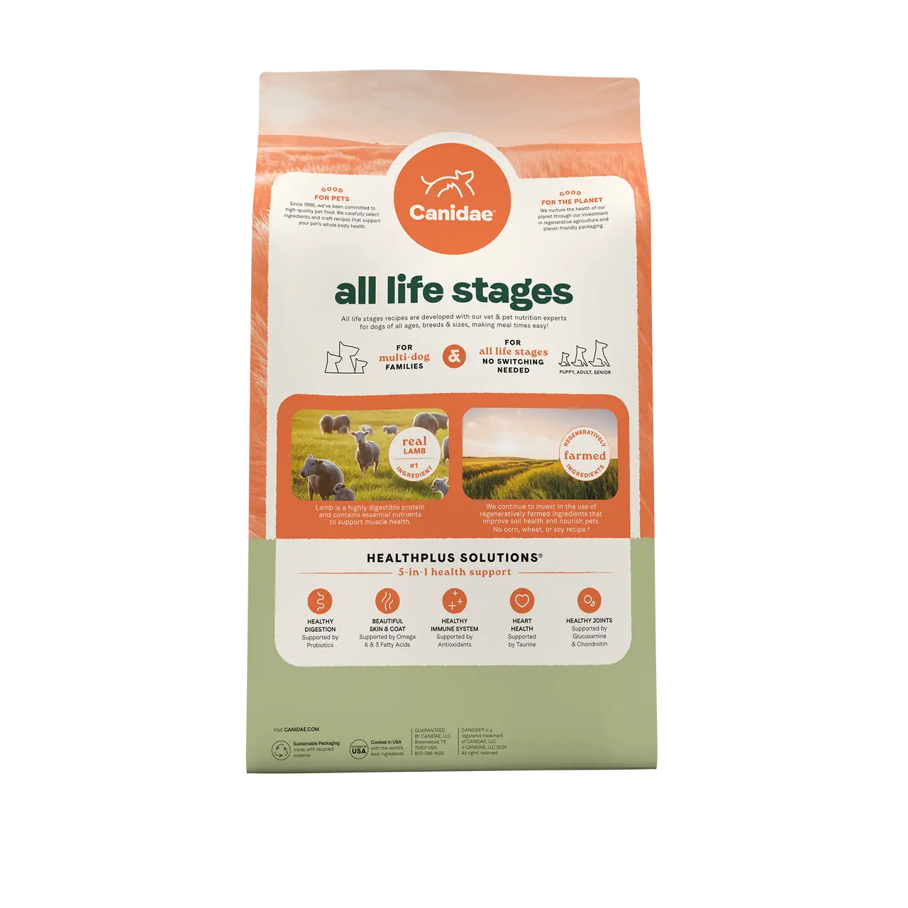 All Life Stages Premium Dry Dog Food with Real Lamb and Ancient Grains