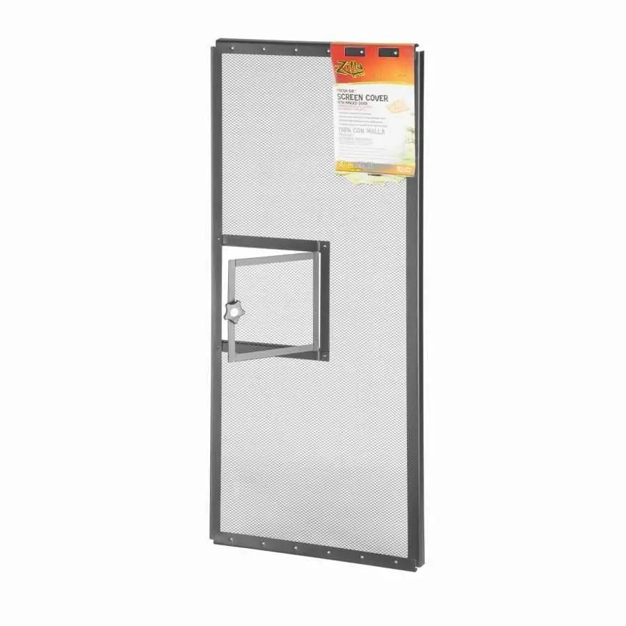 Zilla High - Quality Fresh Air Terrarium Screen Covers Equipped with a Hinged Access Door for Reptile Habitats