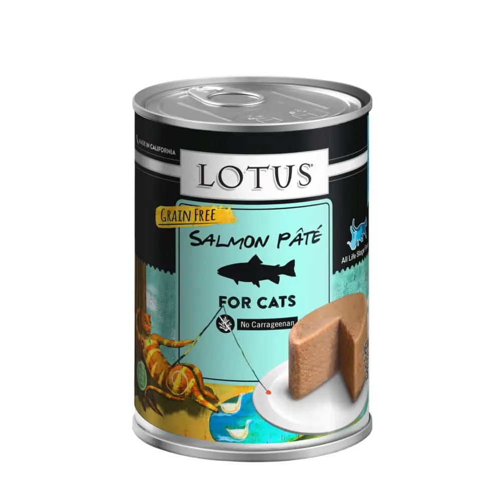 Grain-Free Canned Lotus Salmon Pate Cat Food Suitable for Cats of All Life Stages