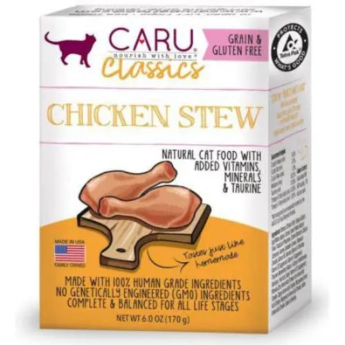 Caru Grain-Free Wet Cat Food: Classic Chicken Stew for Picky Felines
