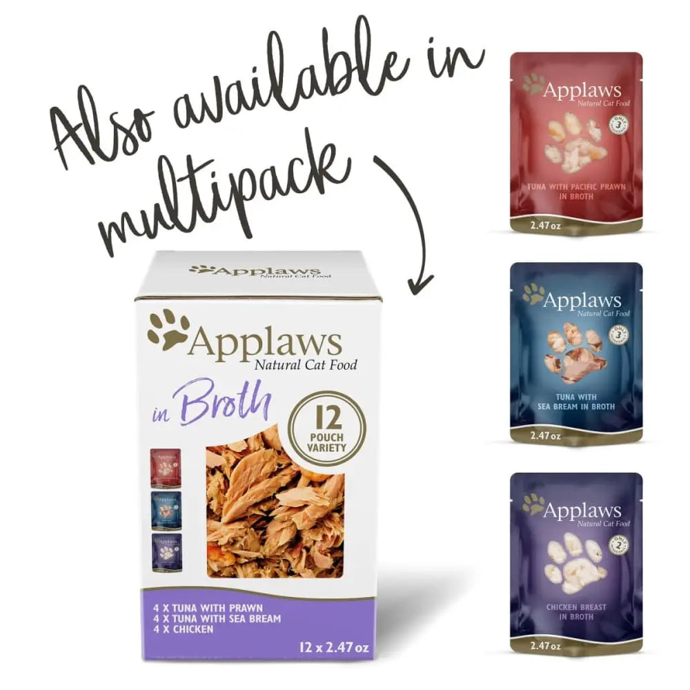 Applaws 12-Pack 2.47oz Natural Wet Cat Food with Chicken Breast in Broth