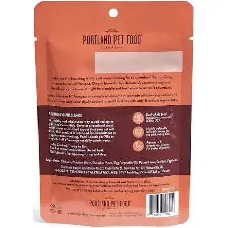 Portland Pet Food Co. Luke’s Tasty Chicken & Pumpkin Wet Cat Food