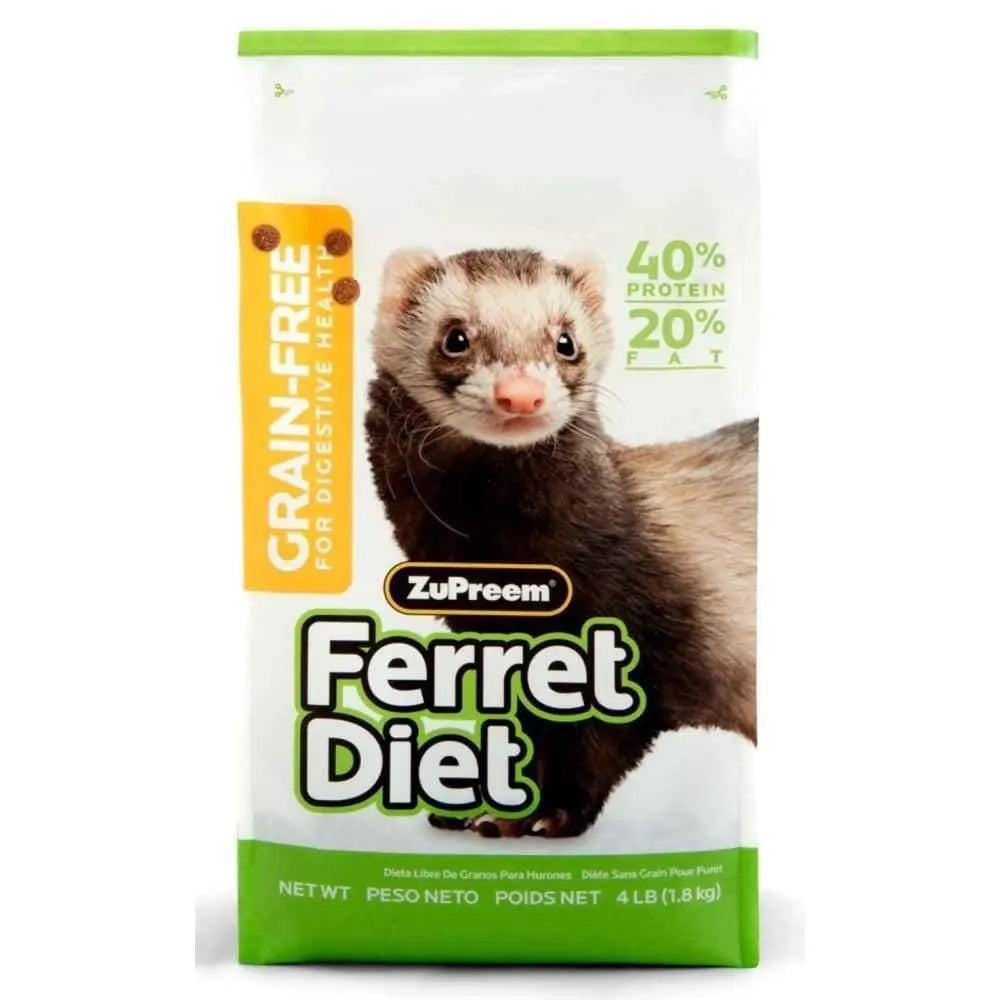 ZuPreem 4 lb Grain-Free Dry Ferret Food for Healthy Digestion