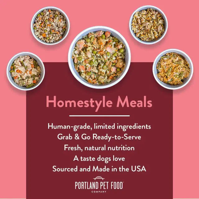 Portland Pet Food Company Wally's Delightful Salmon and Rice Homestyle Canned Wet Dog Food for Canine Companions