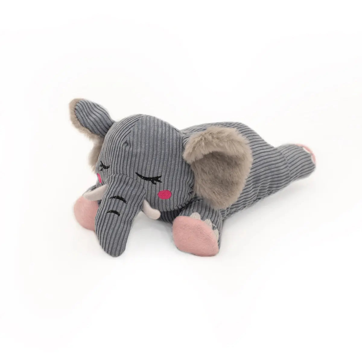 ZippyPaws Snooziez Quiet Squeaking Dog Toys with Exclusive Shhhqueaker for Peaceful Play