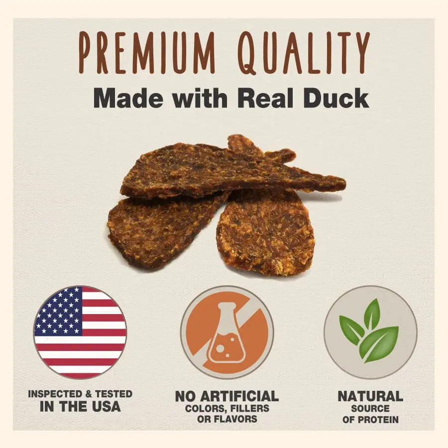 Cadet Premium Gourmet Duck Jerky Dog Treats - High - Quality Canine Snack