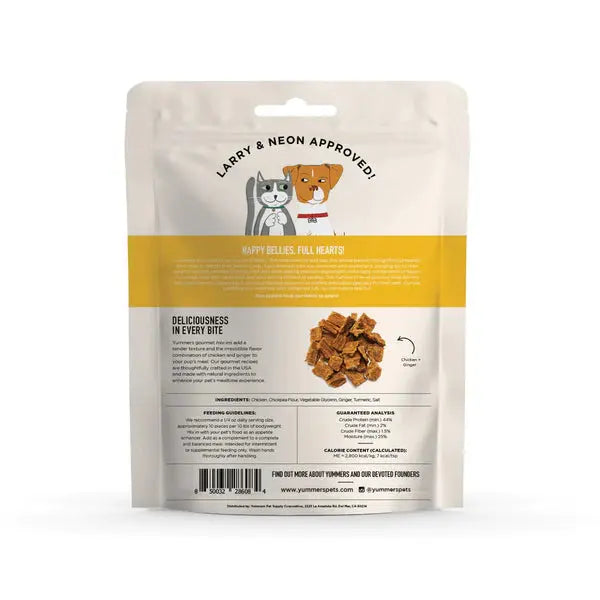 Yummers Premium Gourmet Chicken & Ginger Recipe Meal Mix-in Dog Food Topper, 5 oz Package
