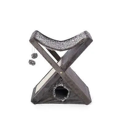 Grey X-tra Fun One-piece Kitty Entertainment Center