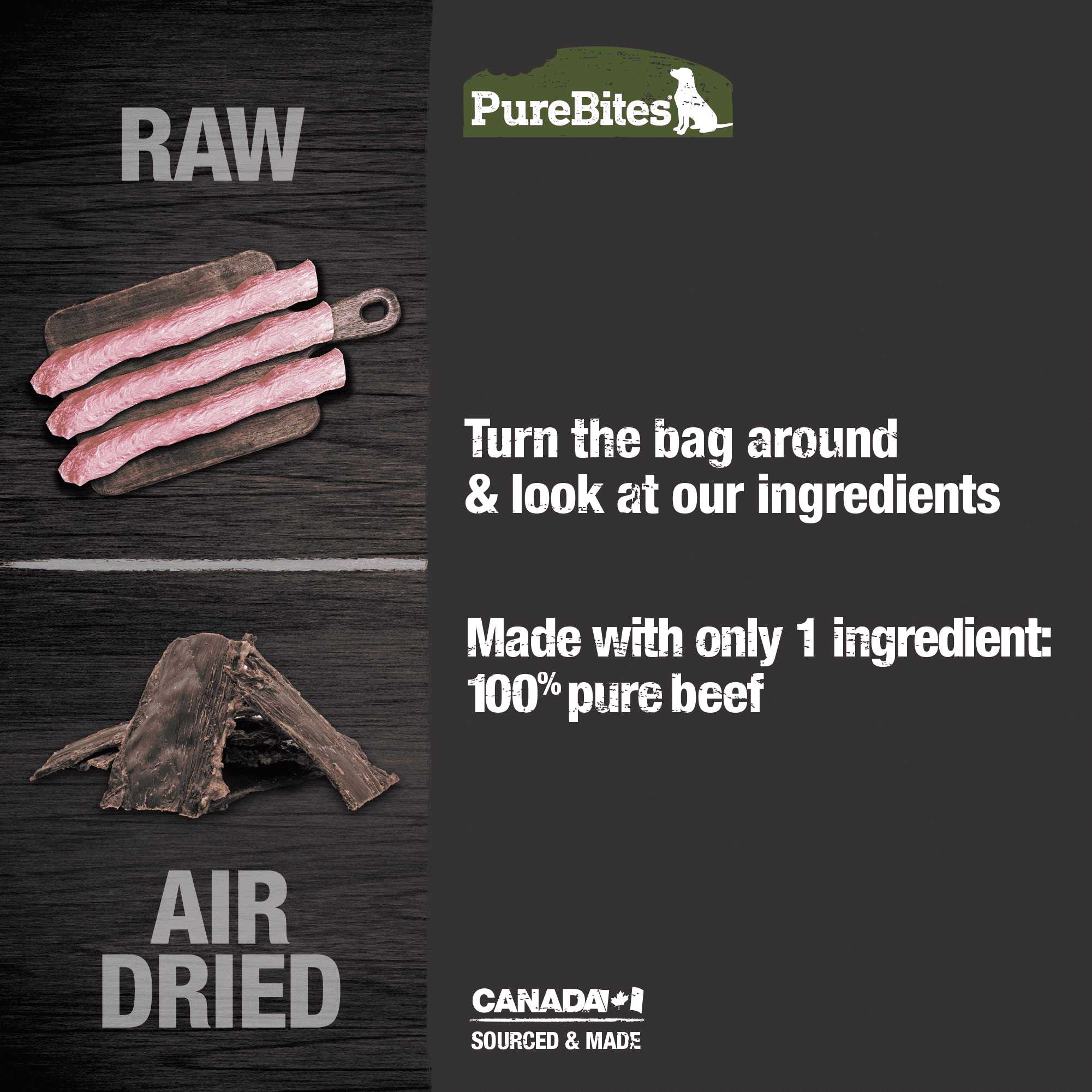 PureBites Premium Air - Dried 100% Pure Duck Dog Treats