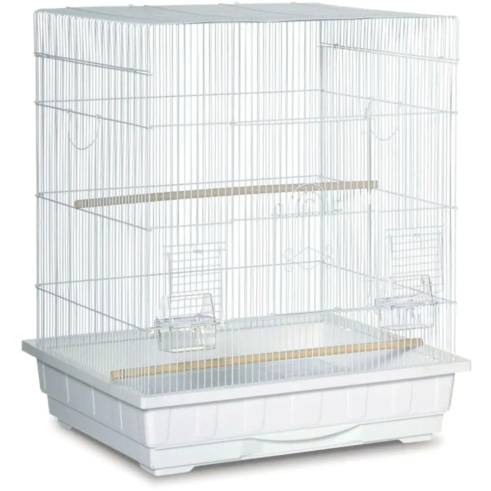 Prevue Pet Products Square Roof Bird Cage for Budgies, Cockatiels, and Similar - Sized Birds