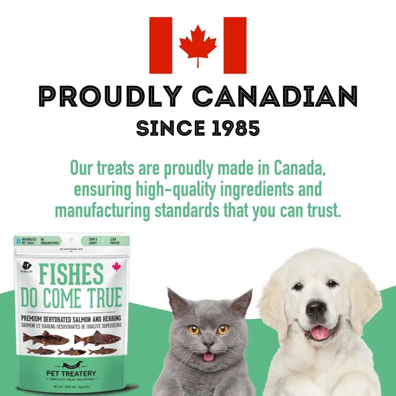 Granville Premium Wild - Caught Salmon & Herring Dehydrated Treats for Dogs
