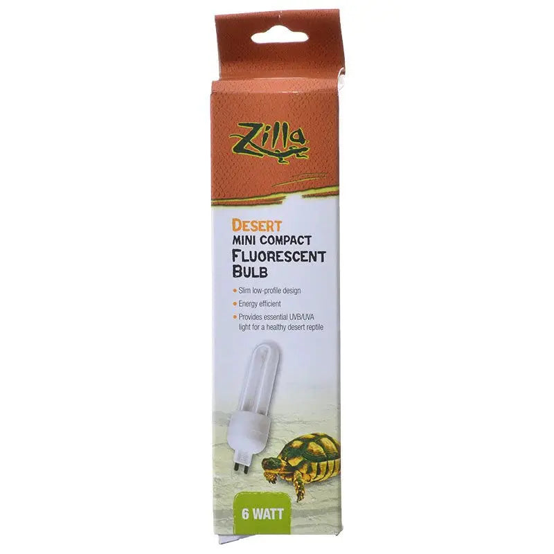Zilla Mini Energy - Saving Compact Fluorescent Bulb with UVB/UVA for Tropical Reptiles