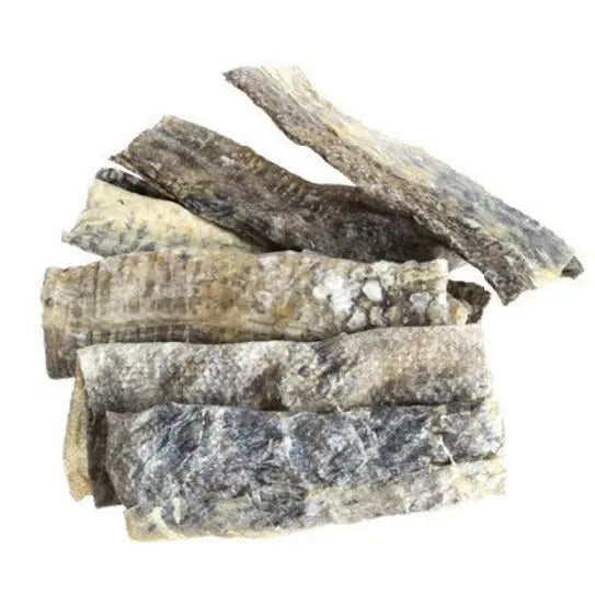 Wild Eats All - Natural Wild - Caught North Atlantic Cod Skin Flats Dog Treats, Pack of 6