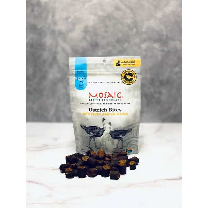 South African Mango - Infused Ostrich Bites: Premium Dog Treats