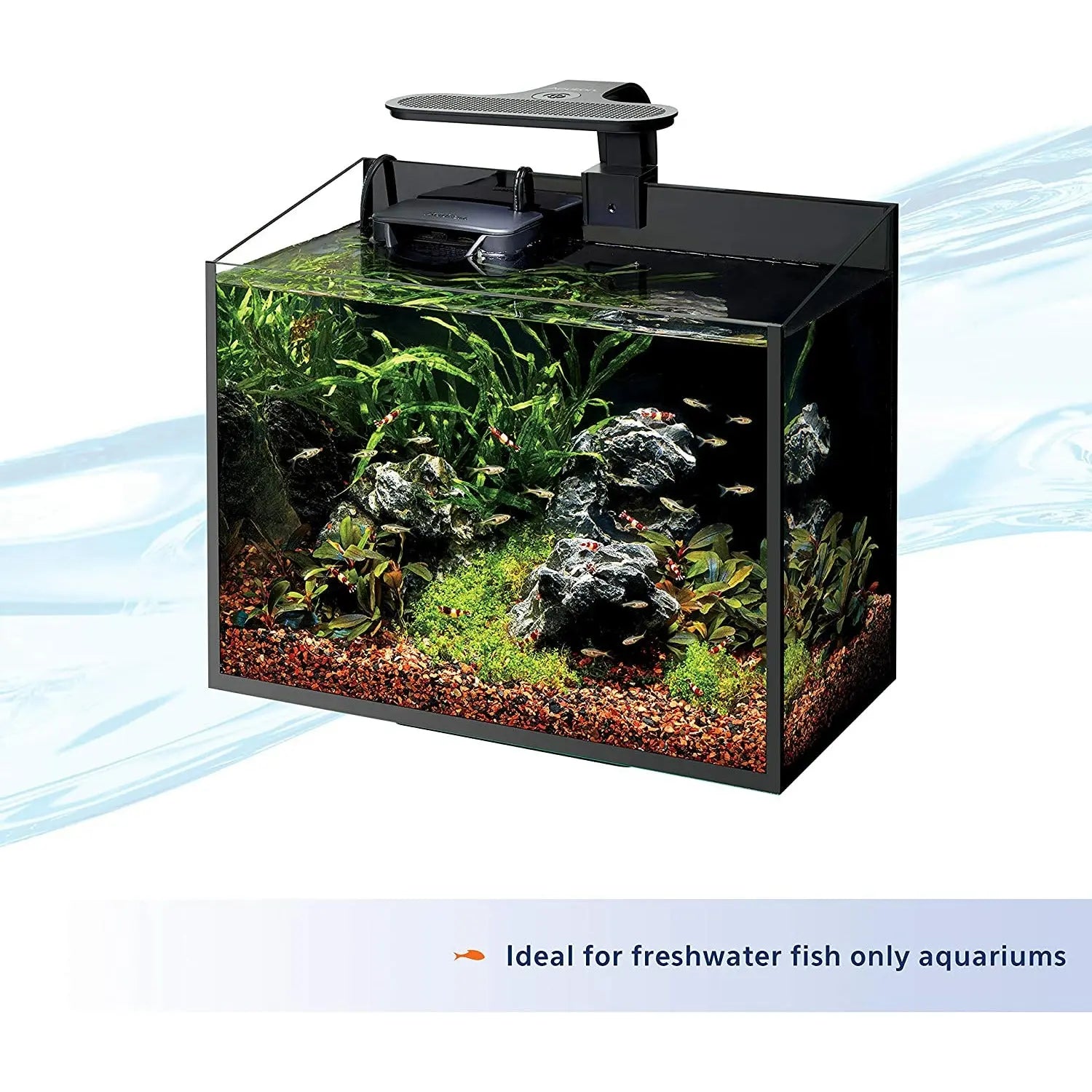 Aqueon® 8 X 7 X 4.75 Inch Clip-on Freshwater Aquarium LED Light with OptiBright MAX