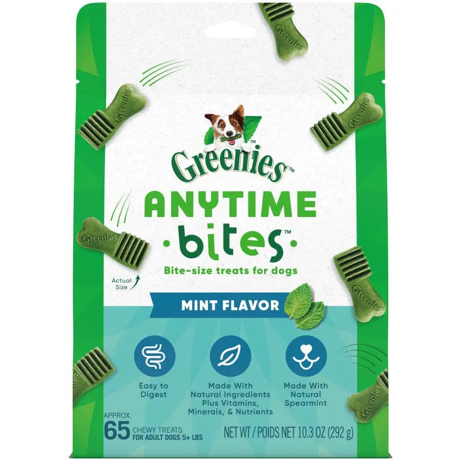 Greenies Anytime Bite - Sized Chewy Dental Dog Treats for Frequent Snacking