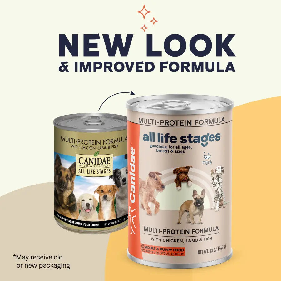 CANIDAE All Life Stages Multi-Protein Wet Dog Food with Chicken, Lamb & Fish