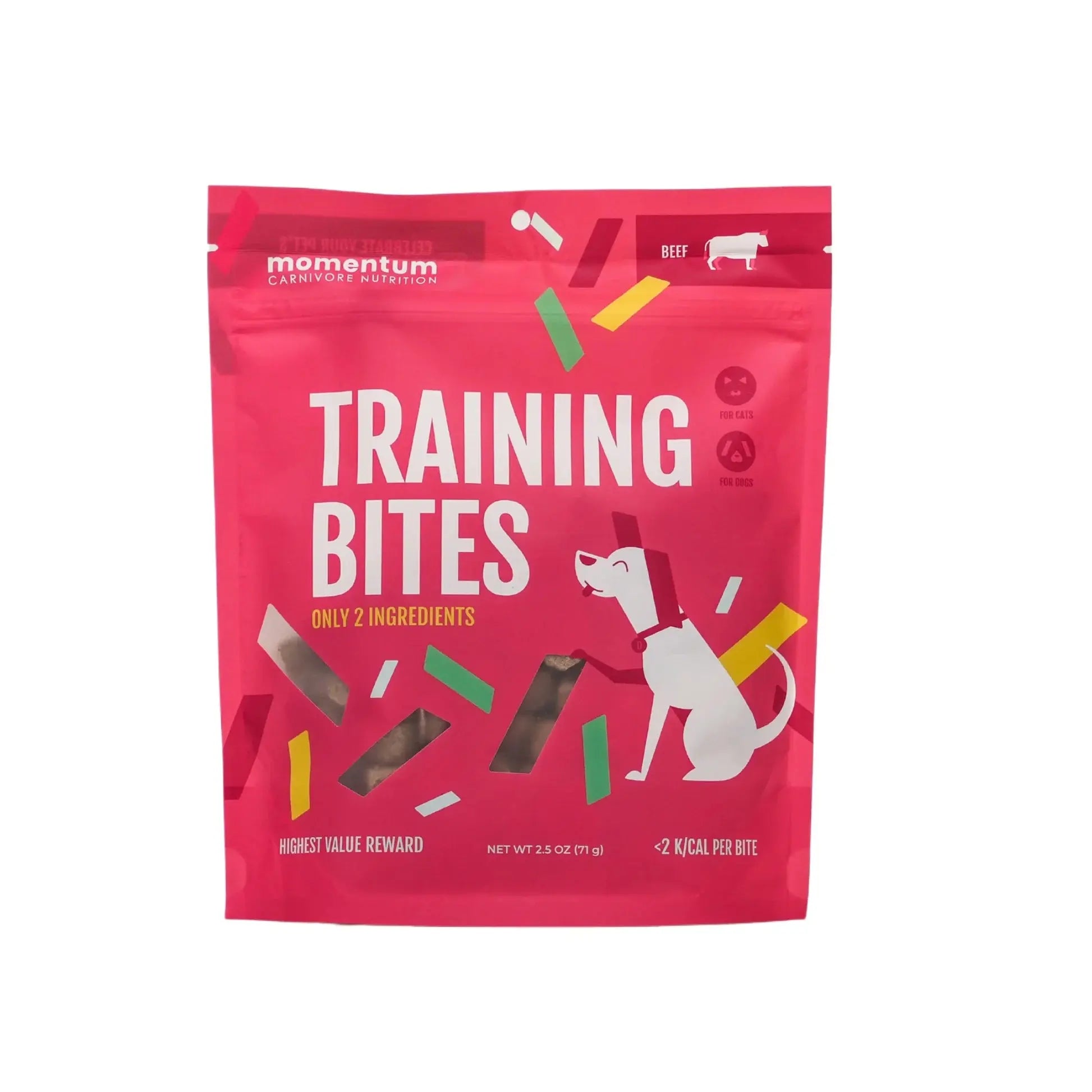 Momentum Carnivore Nutrition High - Quality Freeze - Dried Training Bites for Dogs (2.5 Ounces) Ideal for Puppies and Adult Dogs with Sensitive Stomachs