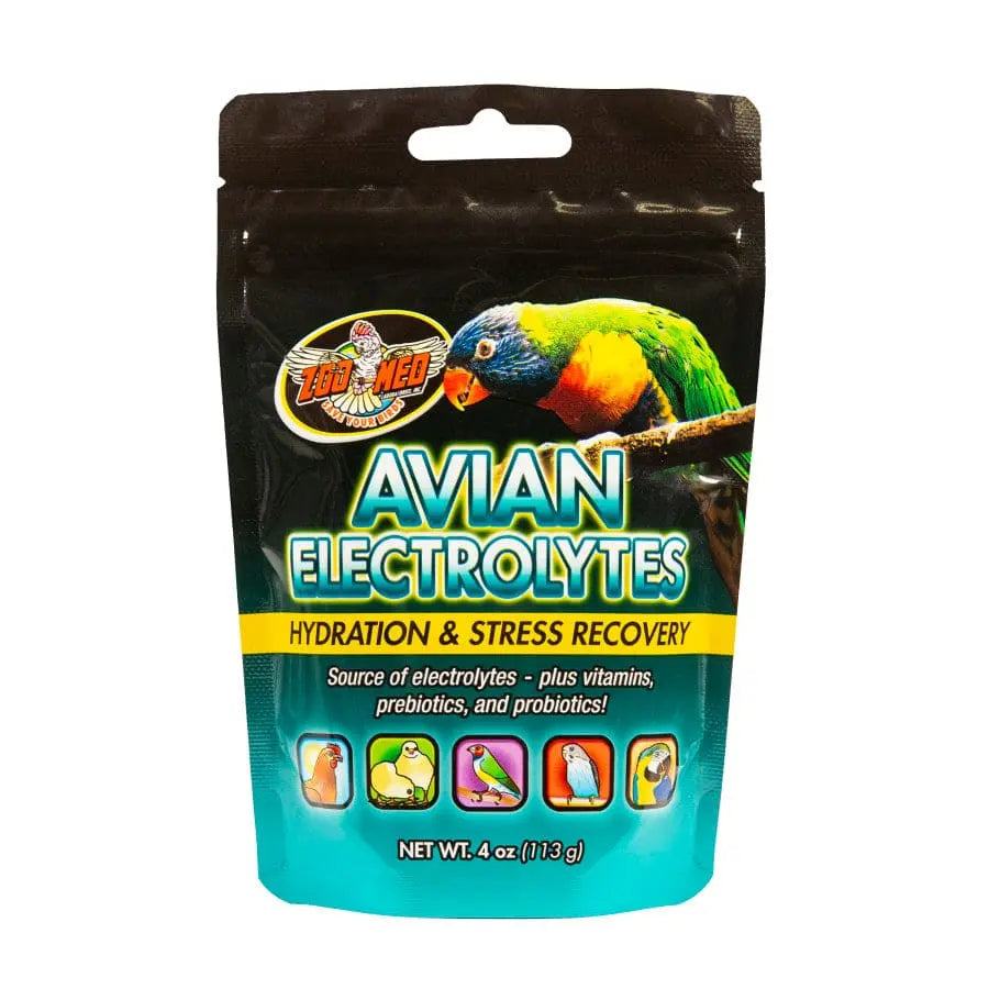 Zoo Med Avian Electrolytes for Hydration, Stress Recovery, and Overall Well - being of Birds