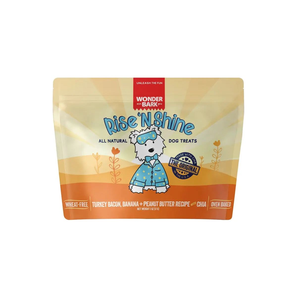 Wonder Bark Wonder Treat Dog Biscuits - Rise 'N Shine Morning Delight, 2 Ounce Pack