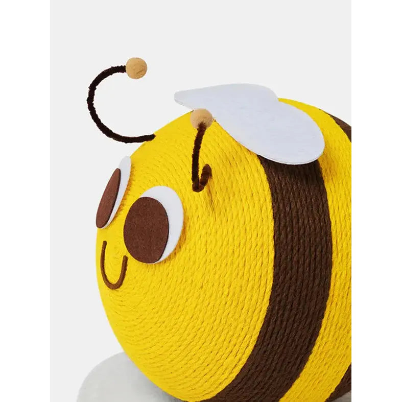 Vetreska Interactive Bee - Shaped Cat Scratching and Playing Ball Toy
