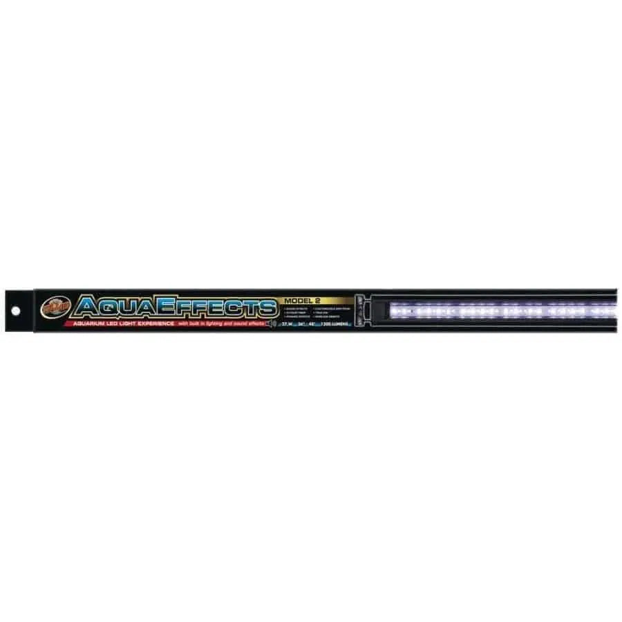Zoo Med 13.5W AquaEffects Model 2 Black LED Aquarium Light Fixture