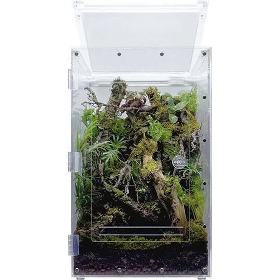 Extra Large Acrylic Double-Opening Reptile Terrarium for Lizards, Spiders, and Geckos